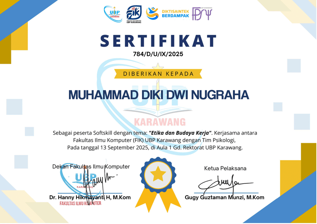 Etika dan Budaya Kerja