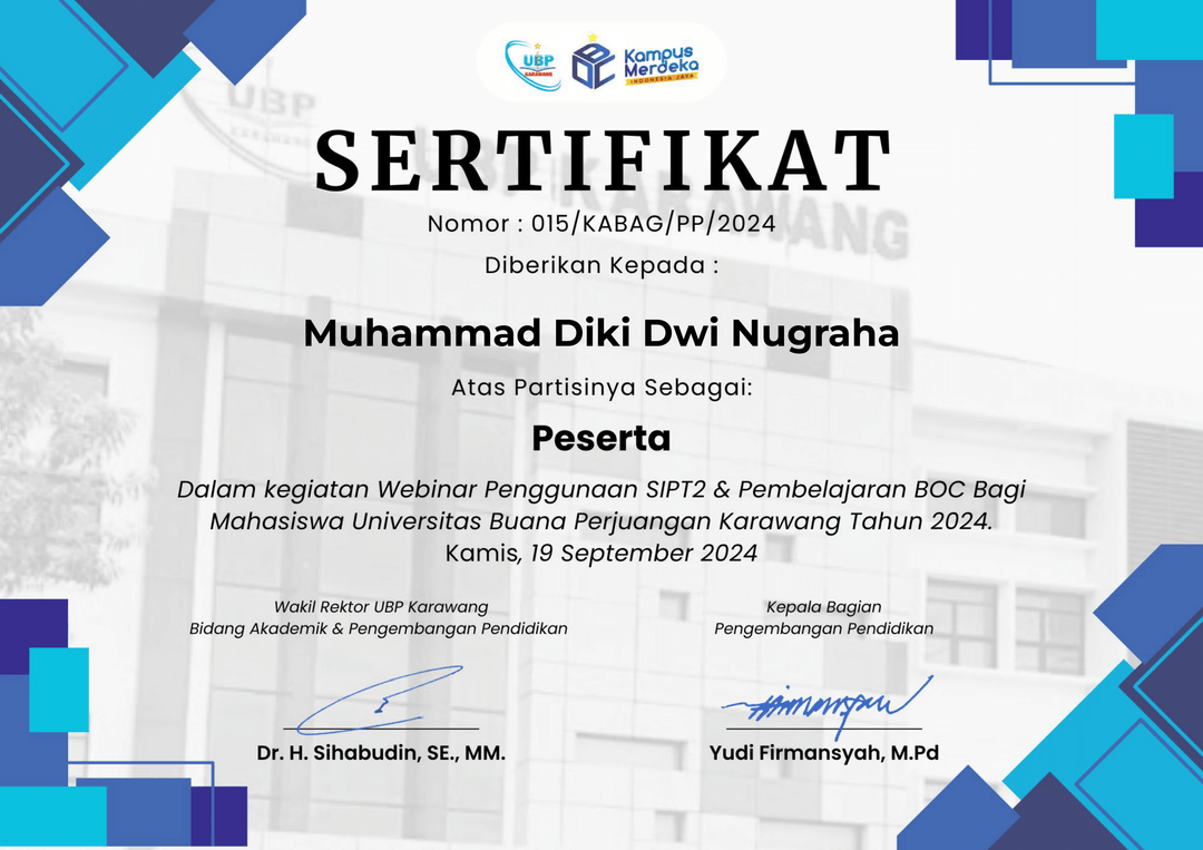 Webinar Penggunaan SIPT2 dan Pembelajaran BOC